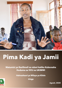 Pima Kadi ya Jamii: Kilolo 2020